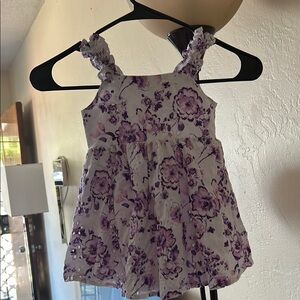 Floral Purple Kids Top